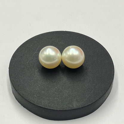 South Sea Pearl | Cream Color| Button Shape| 12 MM (Approx.) Size