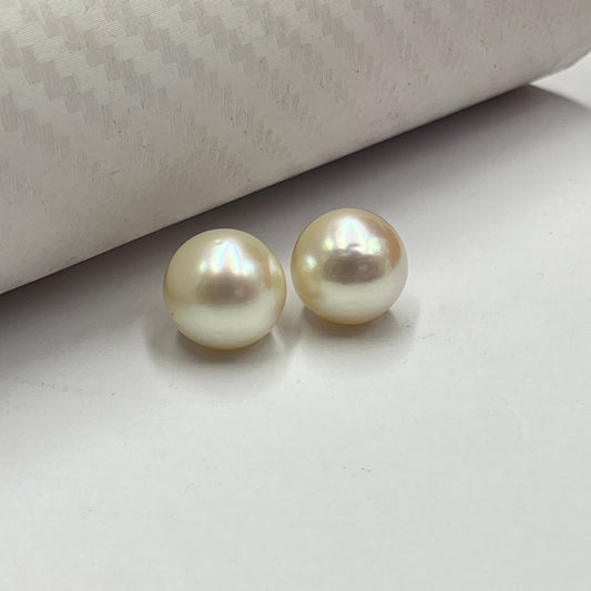 South Sea Pearl | Cream Color| Oval Shape| 12MM (Approx.) Size