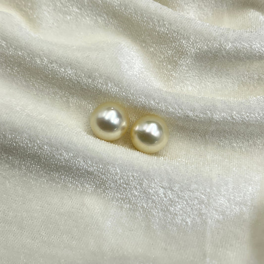 South Sea Pearl | Cream Color| Oval Shape| 12MM (Approx.) Size |