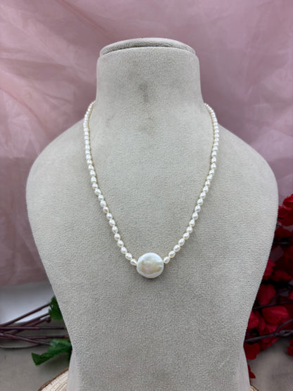 Freshwater Pearl Necklace, Bracelet & Earrings Jewelry Set
