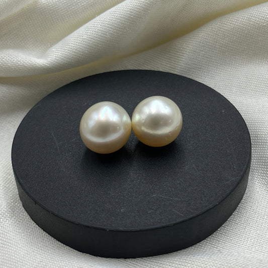 South Sea Pearl | Cream Color | Oval Shape| 11.5MM  Size