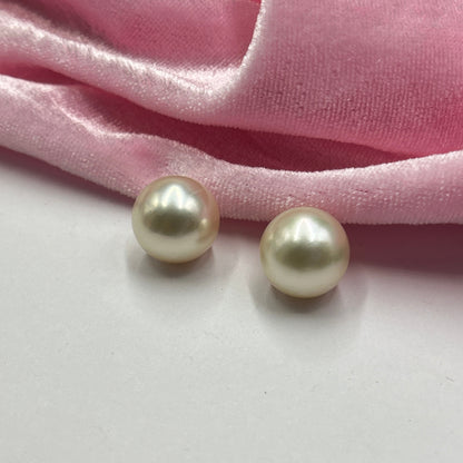 South Sea Pearl | Cream Color | Near Round Shape| 12.60MM  Size