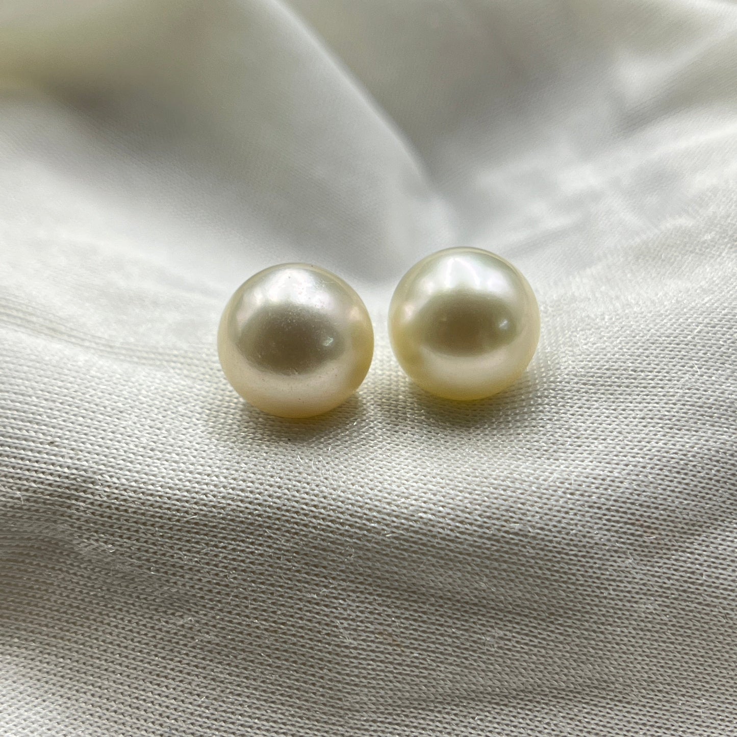 South Sea Pearl | Cream Color | Near Round Shape| 11.5MM  Size
