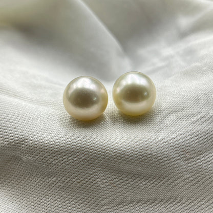 South Sea Pearl | Cream Color | Near Round Shape| 11.5MM  Size