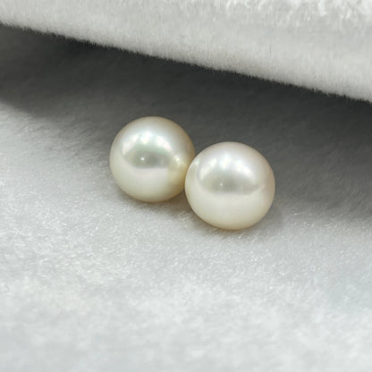 South Sea Pearl | White Color | Button Shape| 12.25MM (Approx.) Size