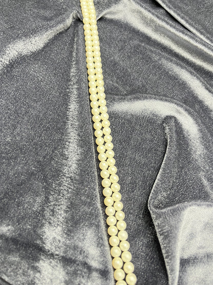 Fresh Water Pearl, White Color, Near Round Shape, 6-6.5 MM