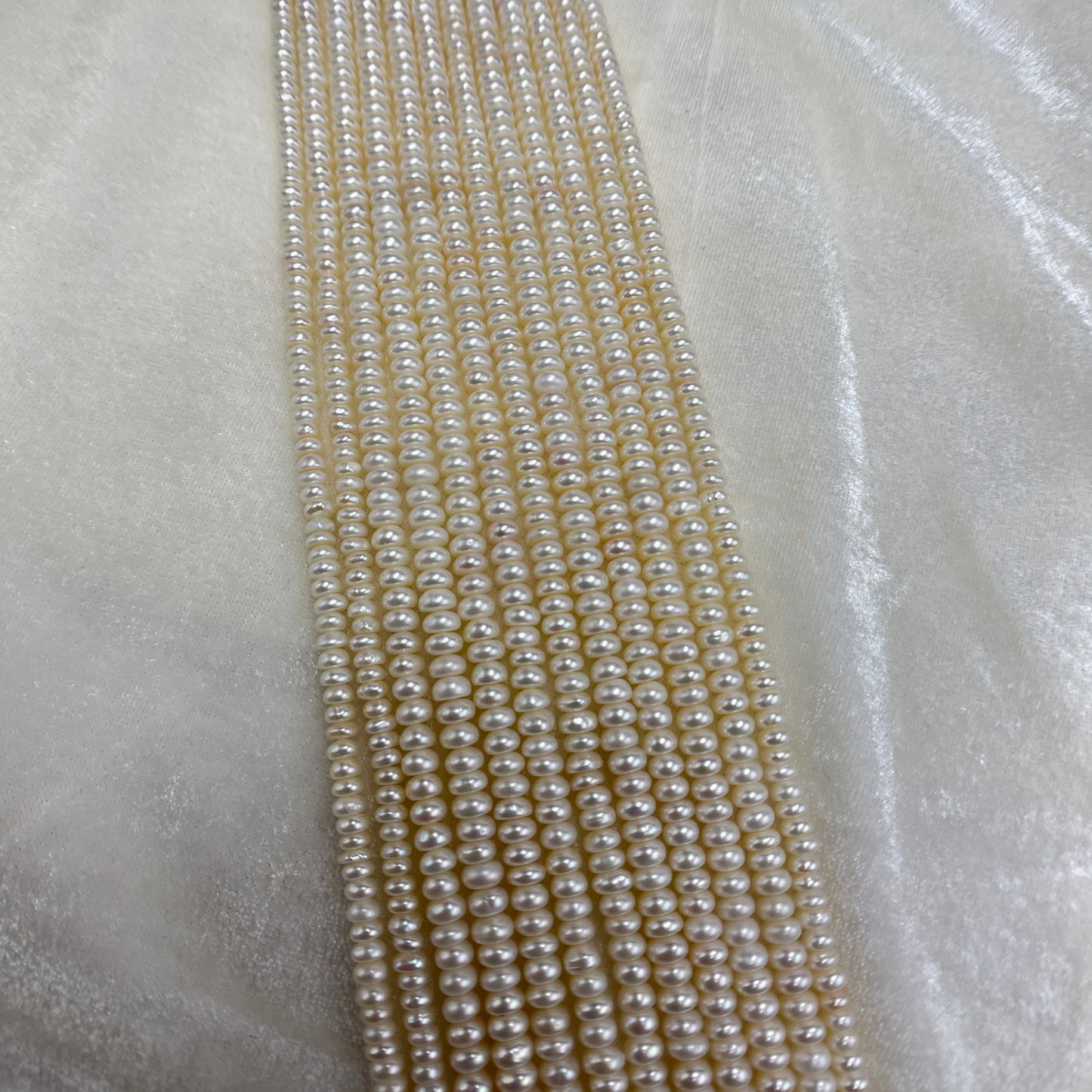 Fresh Water Pearl, Light Pink Color, Flat Shape, 5 MM  Size