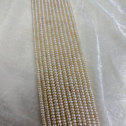 Fresh Water Pearl, Light Pink Color, Flat Shape, 5 MM  Size