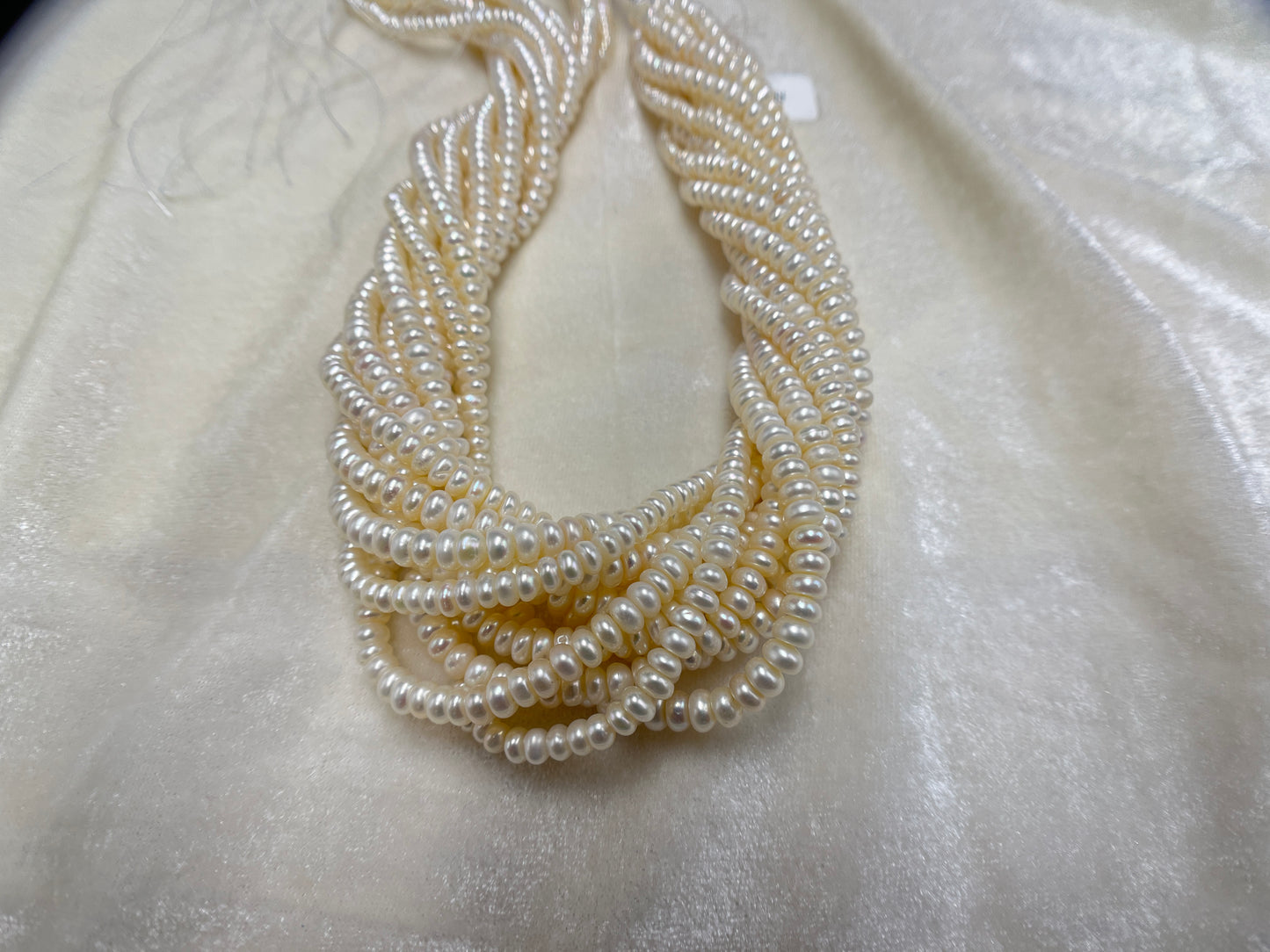 Fresh Water Pearl, Light Pink Color, Flat Shape, 5 MM  Size