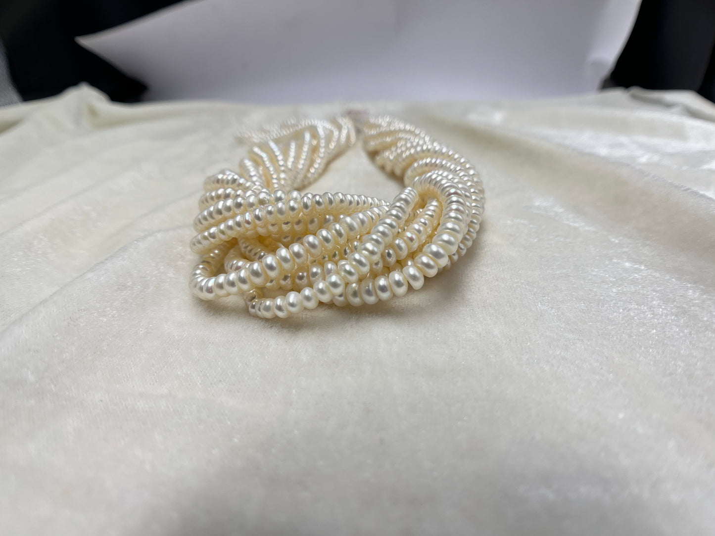 Fresh Water Pearl, Light Pink Color, Flat Shape, 5 MM  Size