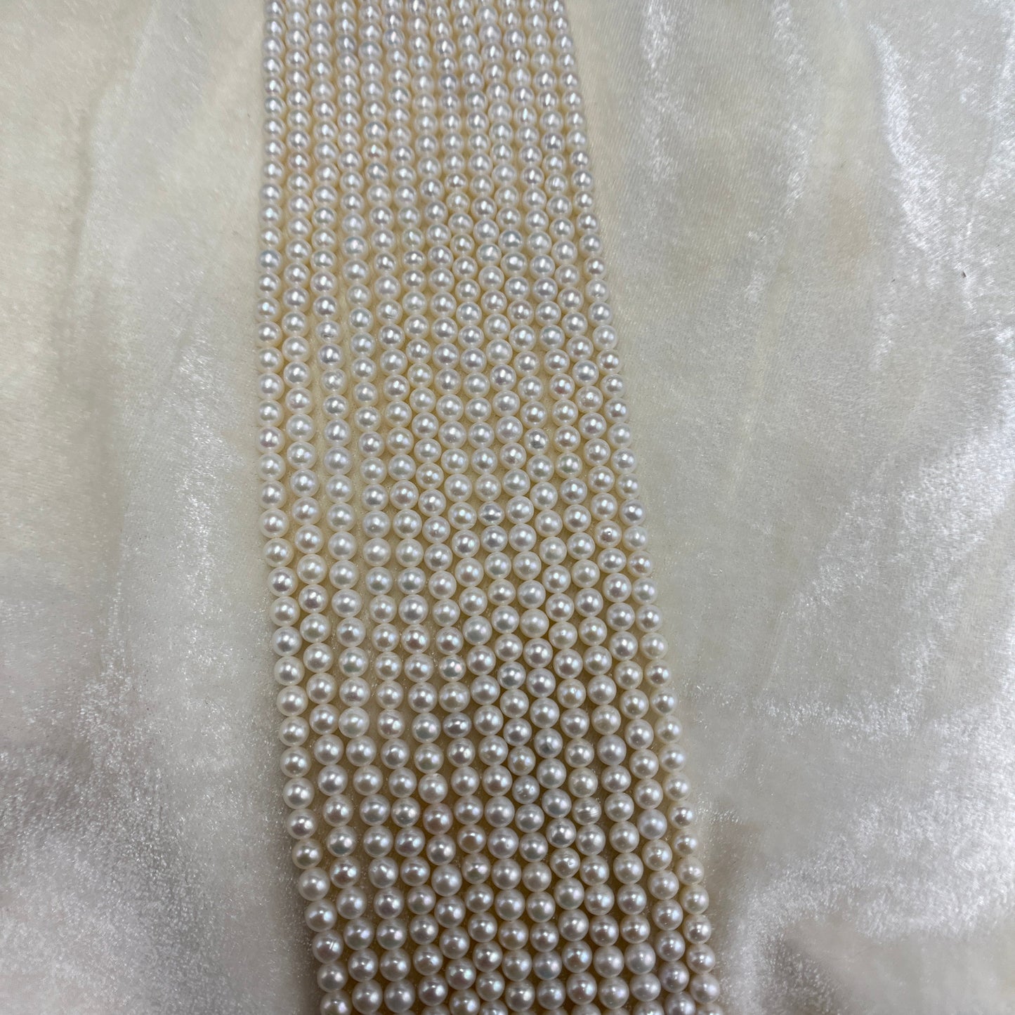 Fresh Water Pearl, White Color, Round Shape, 5 MM  Size