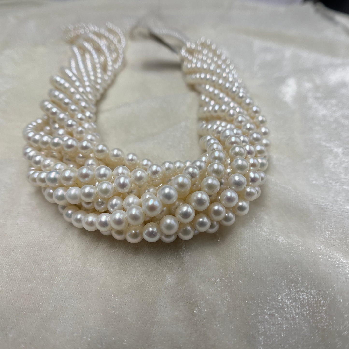 Fresh Water Pearl, White Color, Round Shape, 5 MM  Size