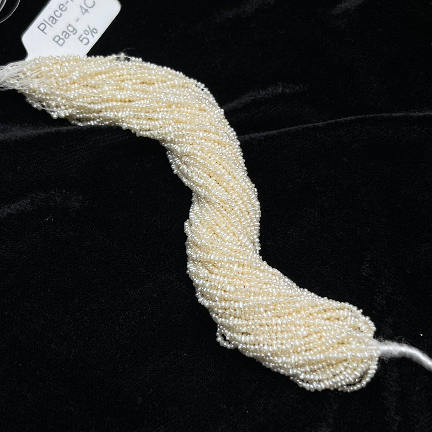 Fresh Water Pearl, Cream Color, Uneven Shape, 1.3-1.5 MM Size, AA Luster Pearl