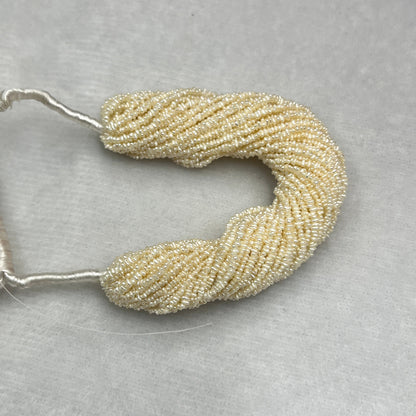 Fresh Water Pearl, Cream Color, Uneven Shape, 1.3-1.5 MM Size, AA Luster Pearl