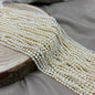Freshwater Pearl ,  Cream  Color, Uneven Shape, 4mm Size