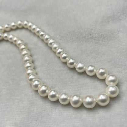 Freshwater Pearl, White Color, Round Shape, 8.5-9 MM Size