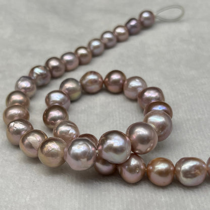 Freshwater Pearl, Multi Color, Round Shape, 11-12 MM Size