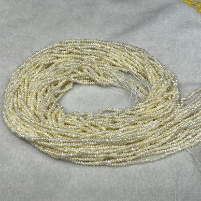Freshwater Pearl, Cream Color, Uneven Shape, 2.25 MM Size