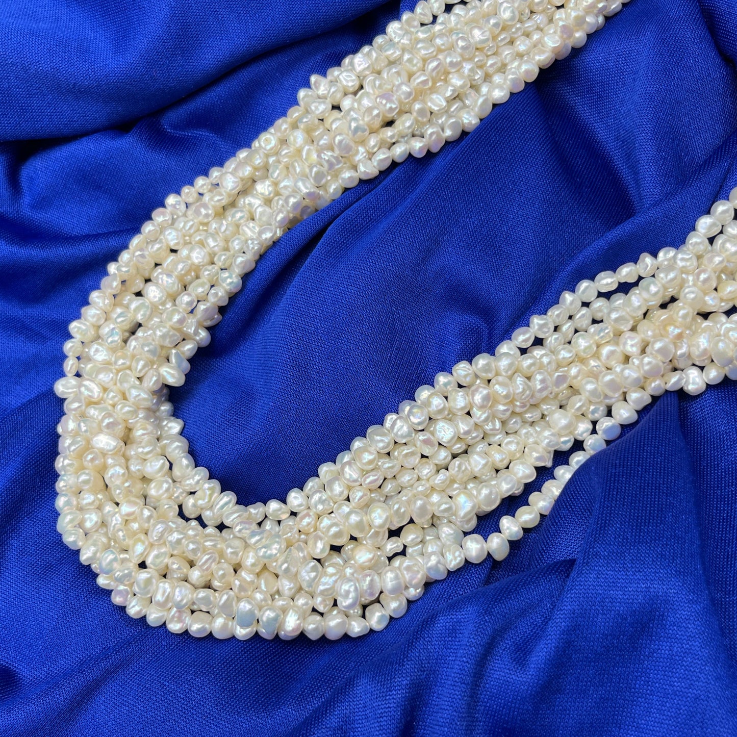 Freshwater Pearl, Off White Color, Fancy Shape, 5-6 MM Size