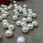 Fresh Water Loose  Pearl, White Color, Flat Shape, 8 MM Size