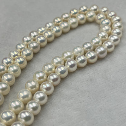 Freshwater Pearl, Off White Color ,Round  Shape