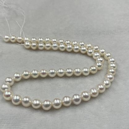Freshwater Pearl, Off White Color ,Round  Shape