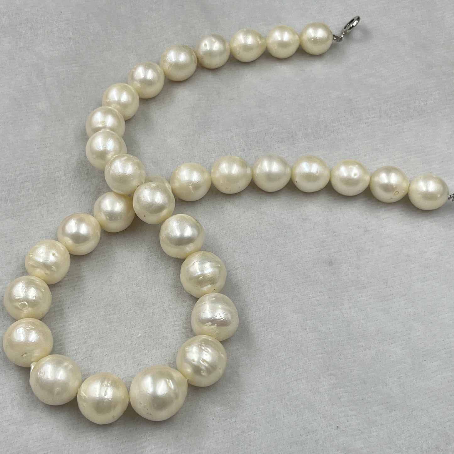 South Sea Pearl, Cream Color, Oval Shape, 11.5-15MM Size