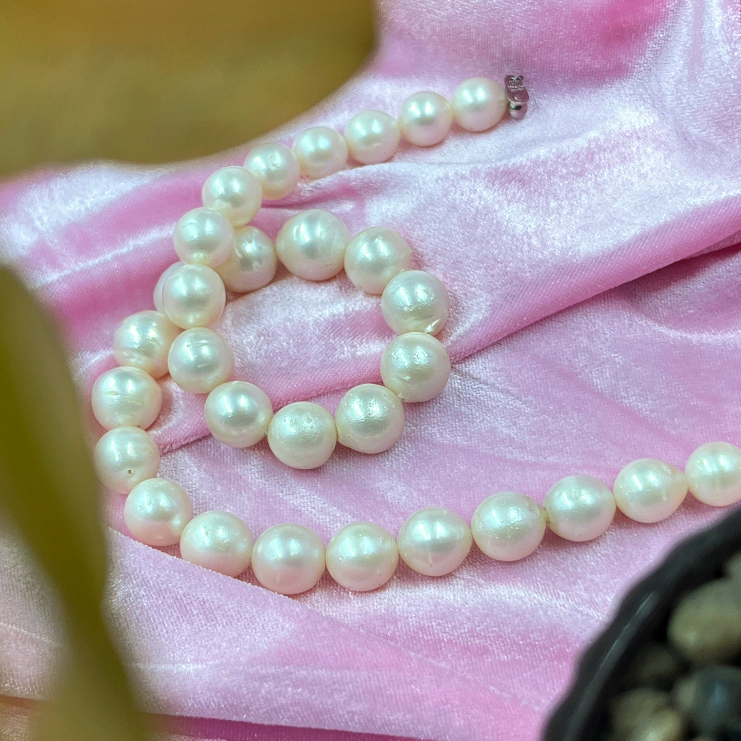 South Sea Pearl, Cream Color, Oval Shape, 11.5-15MM Size