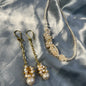 Natural Freshwater Pearl Necklace and pearl Earring | Handmade Elegant Pearl Jewelry | Brass Lock