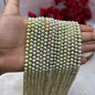 Freshwater Pearl, Green Color, Potato Shape, 5mm Size