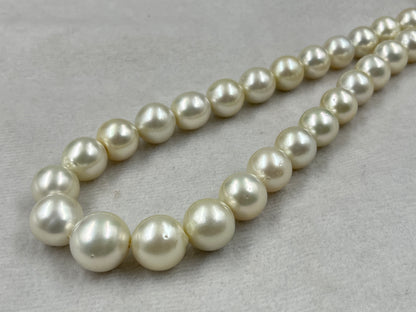 South Sea Pearl Cream Color, Round Shape, AAA/2 Luster Pearl, 13-16.5 MM Size