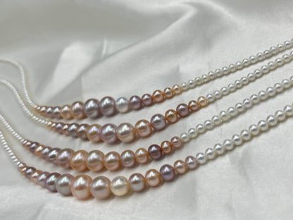 Freshwater Pearl, Multicolor Color, Round Shape, 3-9 MM Size