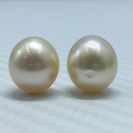 South Sea Pearl | Cream Color| Button Shape| 11.25 MM (Approx.) Size