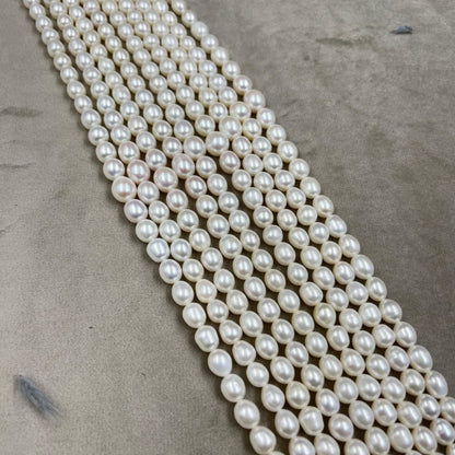 Freshwater Pearl Necklace, Multi Color, Drop Shape, Uneven Size