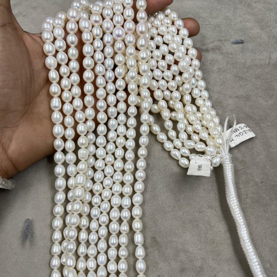 Freshwater Pearl Necklace, Multi Color, Drop Shape, Uneven Size