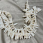 Freshwater Pearl , White Color, Uneven Shape, 6.5*21 Size