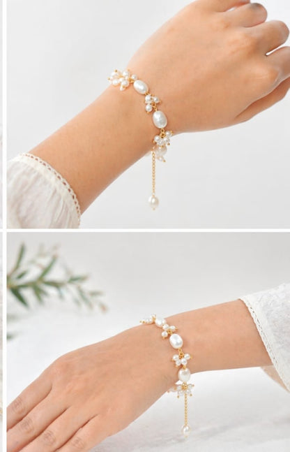 Fresh water pearls bracelet