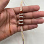 Handcrafted Freshwater Pearl Rakhi | Adjustable Pearl Bracelet | Elegant Raksha Bandhan Gift for Brother