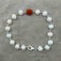 Freshwater Pearl Rakhi Bracelet | Handmade Pearl Rakhi for Brother | Elegant Raksha Bandhan Gift | Adjustable Rakhi