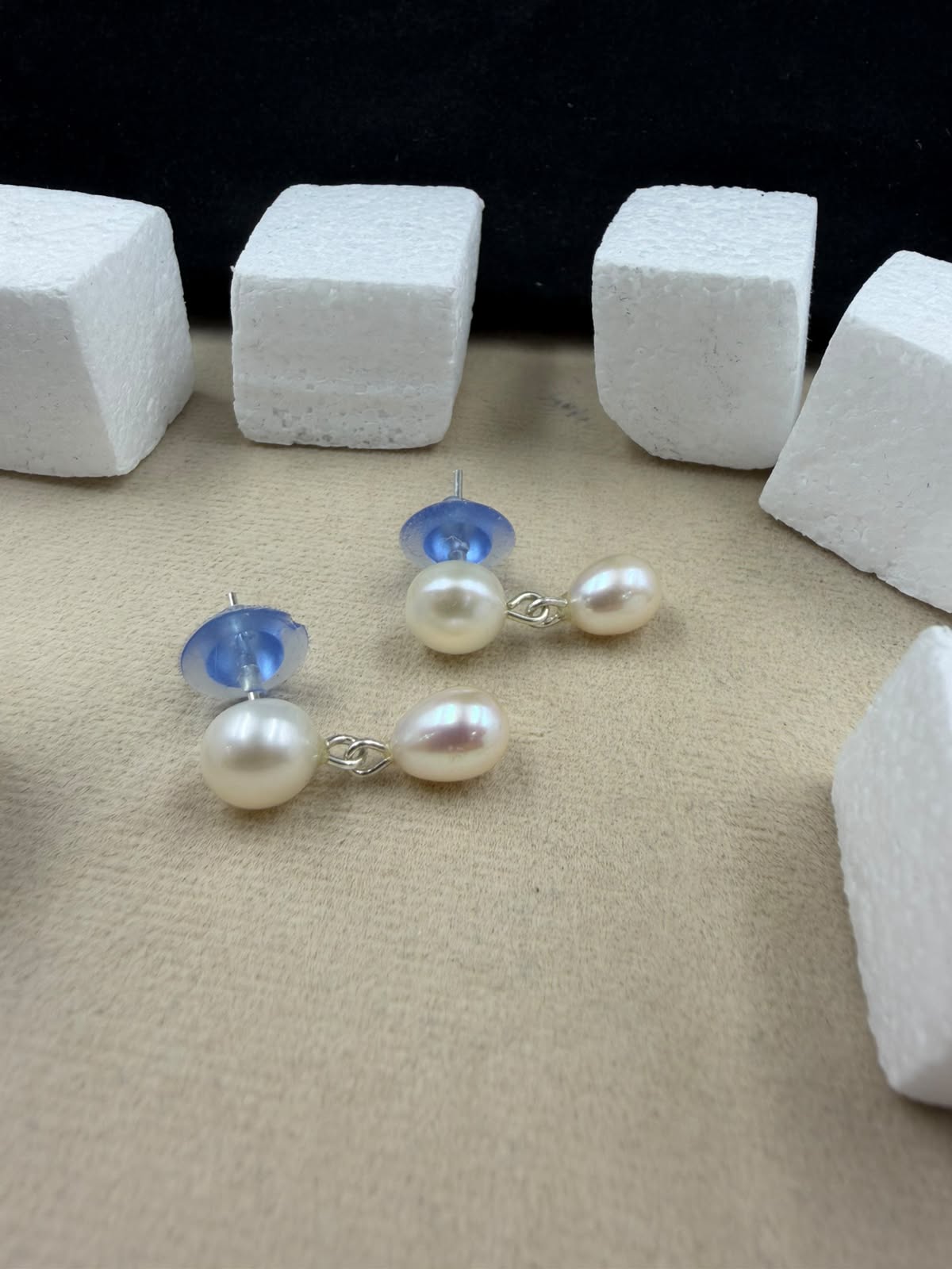Freshwater Pearl Drop Earrings | Handmade Pearl Dangle Earrings | Elegant Bridal Jewelry | Gift for Her