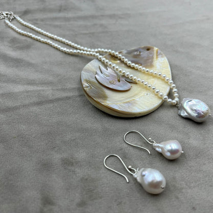 Freshwater Pearl  Necklace | Handmade Natural Cultured Pearl Necklace | Elegant Women's Jewelry