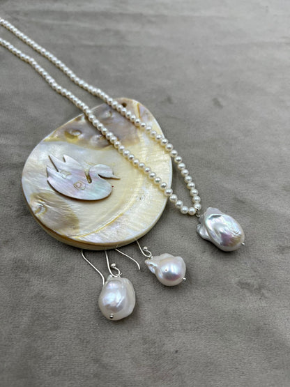 Freshwater Pearl  Necklace | Handmade Natural Cultured Pearl Necklace | Elegant Women's Jewelry