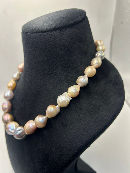 Freshwater Pearl Necklace | Handmade Natural Cultured Pearl Necklace | Elegant Women's Jewelry Regular priceRs. 1,100.00