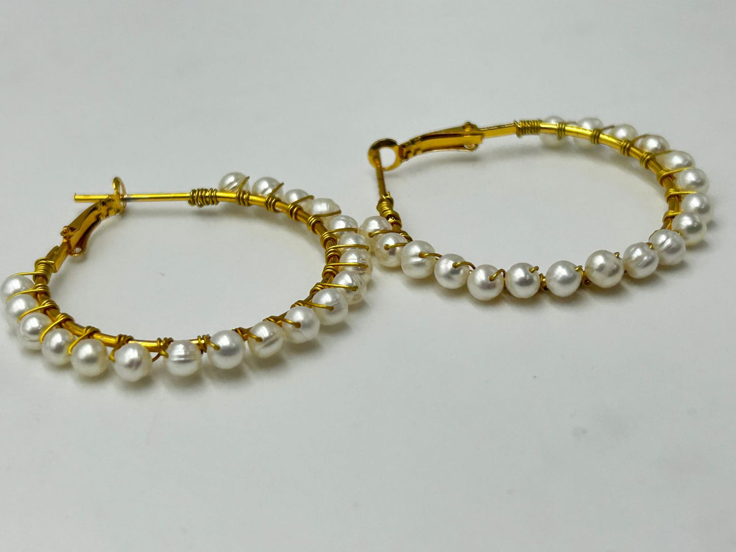 Natural Freshwater Pearl Earrings