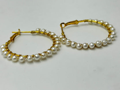 Natural Freshwater Pearl Earrings