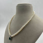 Natural Freshwater Pearl Necklace with Studs  | Handmade Elegant Pearl Jewelry | Brass Lock