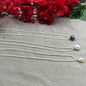 Natural Freshwater Pearl Necklace  | Handmade Elegant Pearl Jewelry | Brass Lock