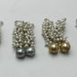 Freshwater Pearl Earrings pair  | Elegant Natural Pearl Earrings | Classic Pearl Jewelry | Handmade Pearl Earrings