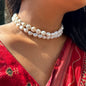 Freshwater Pearl Necklace & Earrings Set | Elegant Pearl Jewelry Set