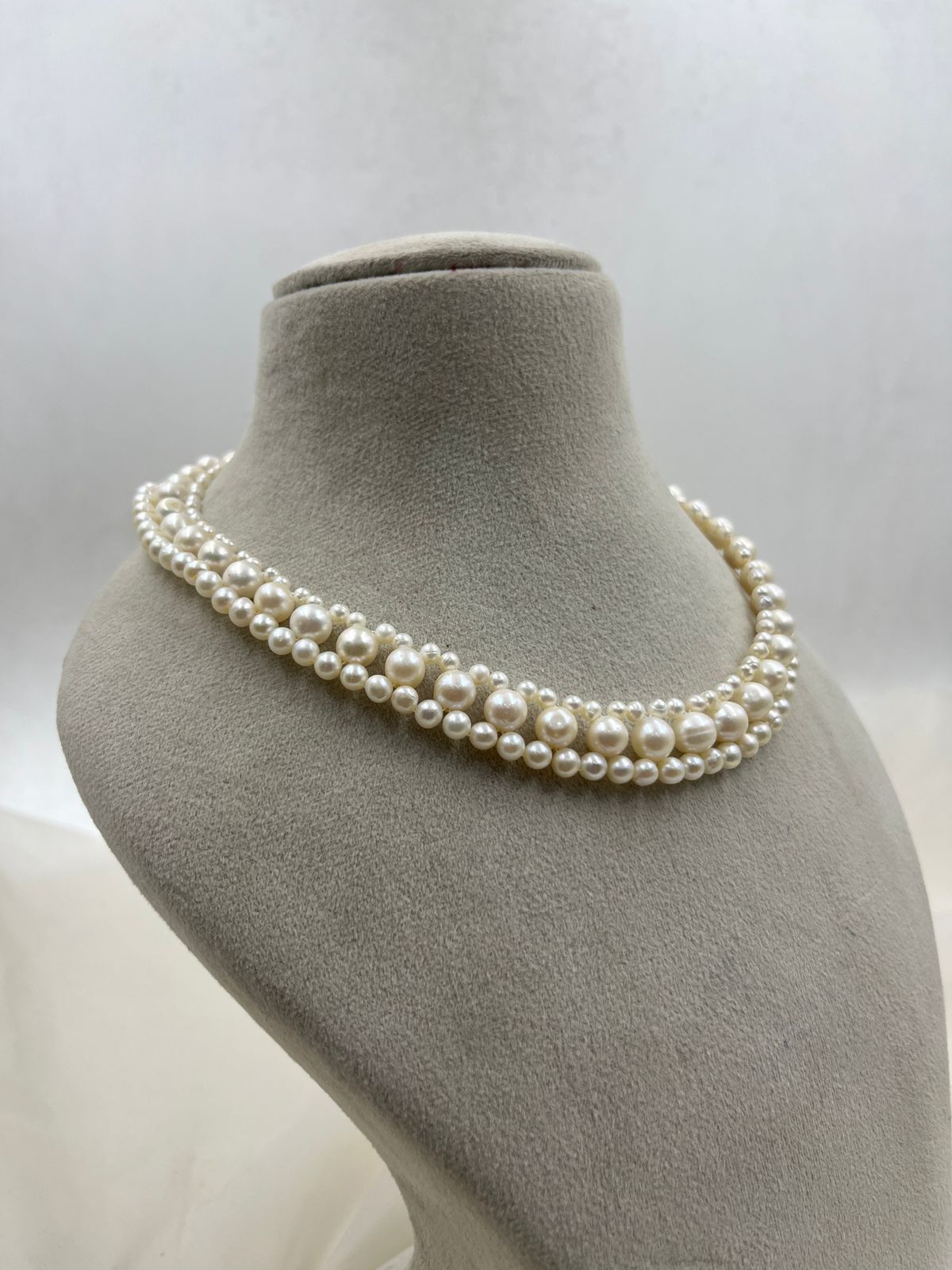 Freshwater Pearl Jewelry Combo Set | Pearl Necklace, Earrings | Elegant Gift for Her